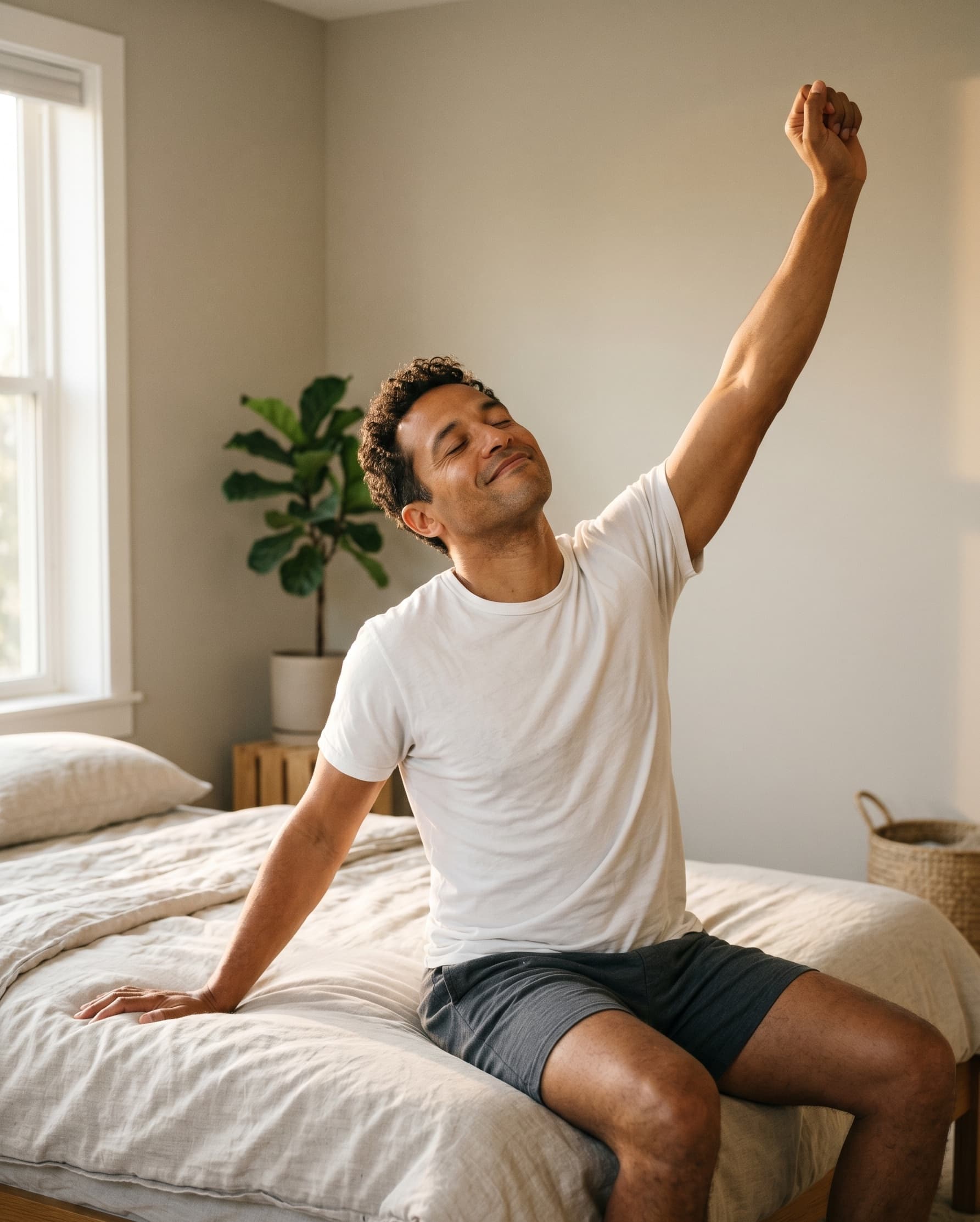 Growth hormone peaks during deep sleep. This combination supports that natural rhythm for better overnight recovery.