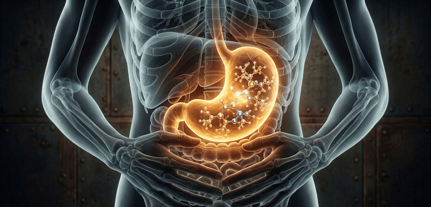 BPC-157 was originally isolated from human gastric juice. Its role in tissue repair makes it the primary peptide for stubborn injection site nodules.