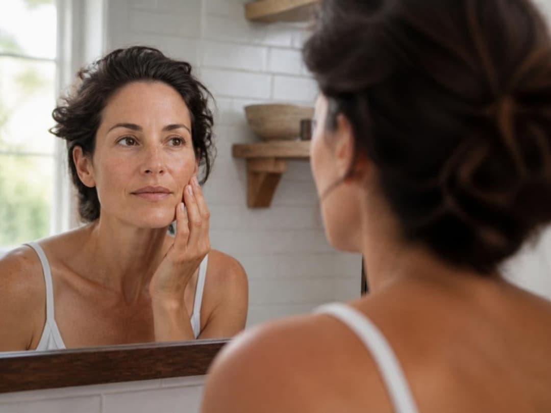 The skin results behind the Glow name were measured with creams, not injections. This chart keeps every figure tied to the route and the study it came from.