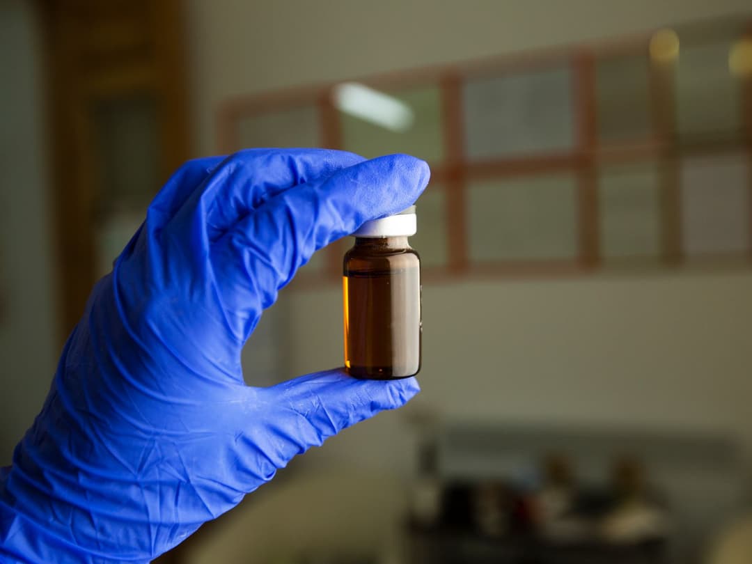 Tesamorelin is the one GHRH analog with an FDA approval on file, for a single HIV-related indication. The compounded version is a different legal object.