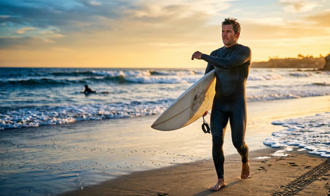 Paddling is roughly half of all time spent surfing. That repetition makes the shoulder the joint the sport punishes most.