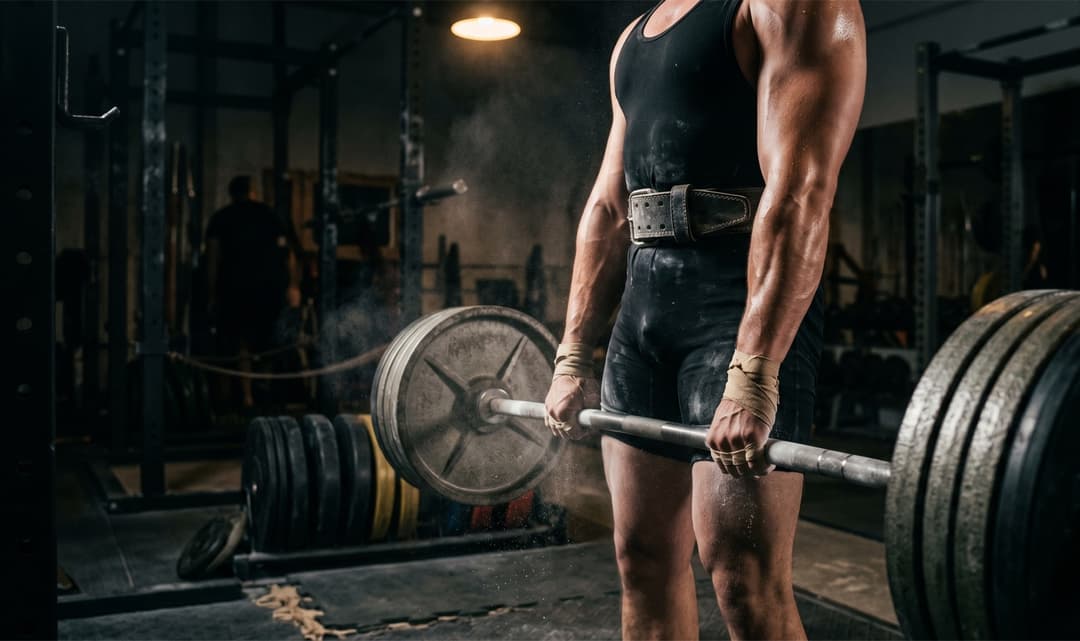 The heavy single off the floor, where strength sport finds the tendon that has had enough.