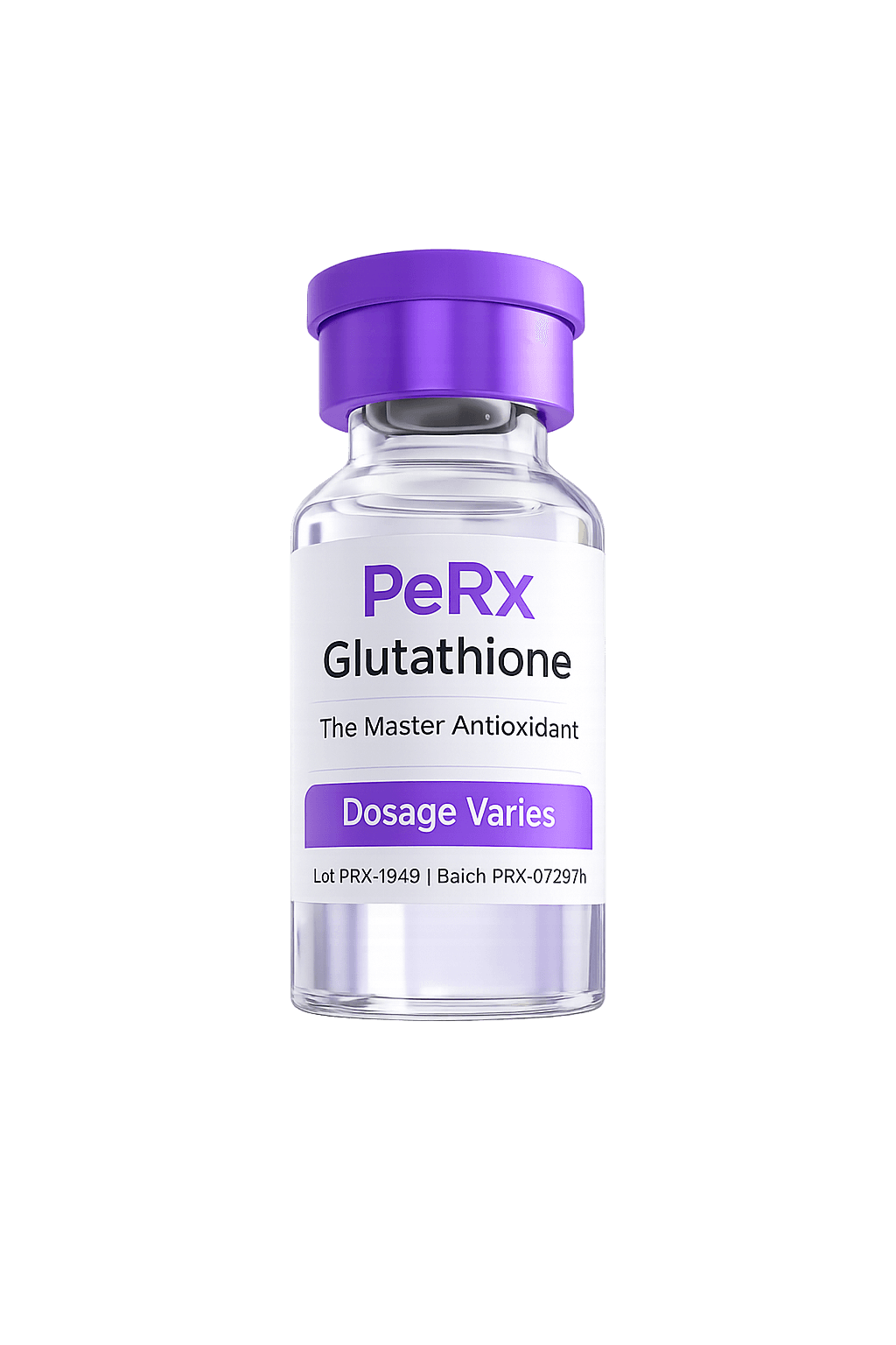 Glutathione peptide vial