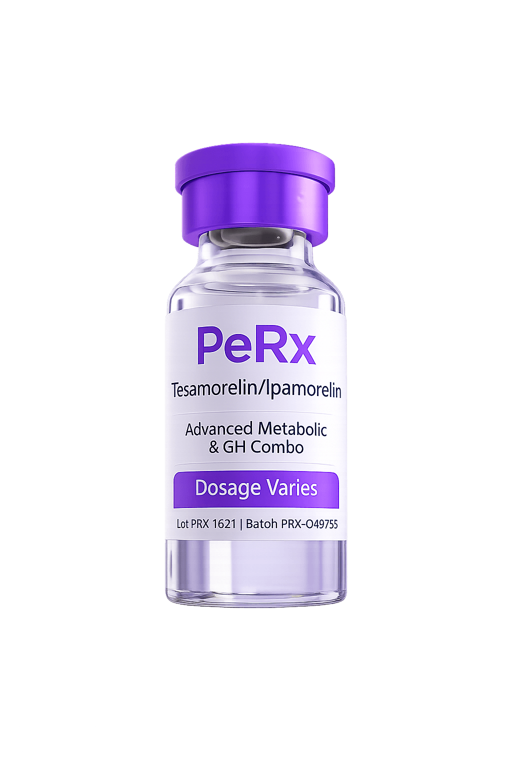 Tesamorelin/Ipamorelin peptide vial