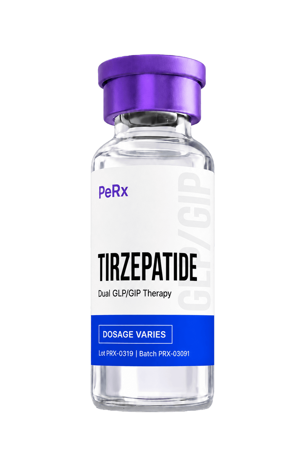 Tirzepatide peptide vial