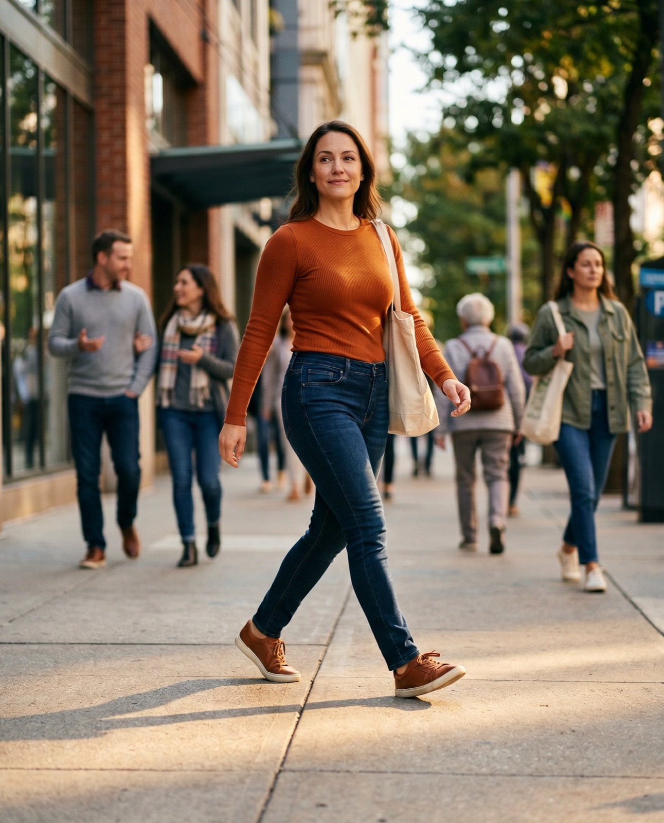 An active older adult, confident and well